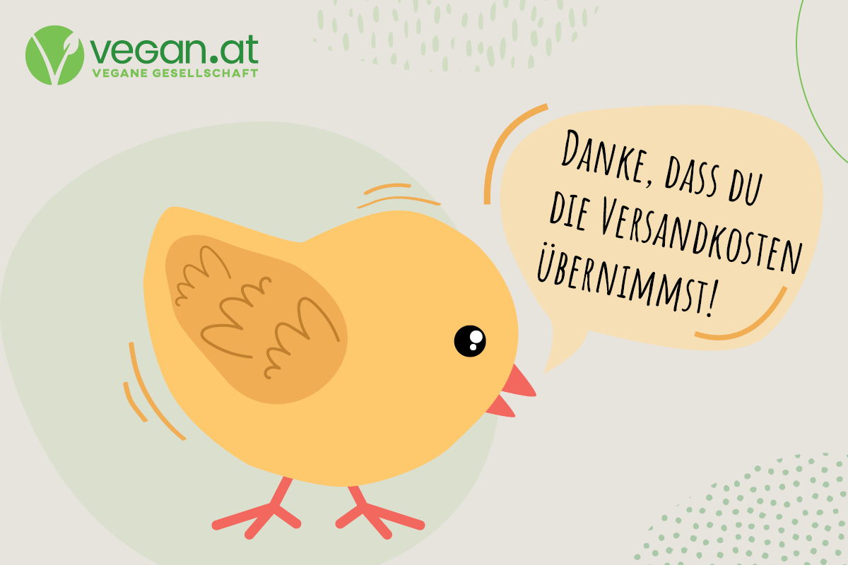 Danke, dass du die Versandkosten übernimmst!
