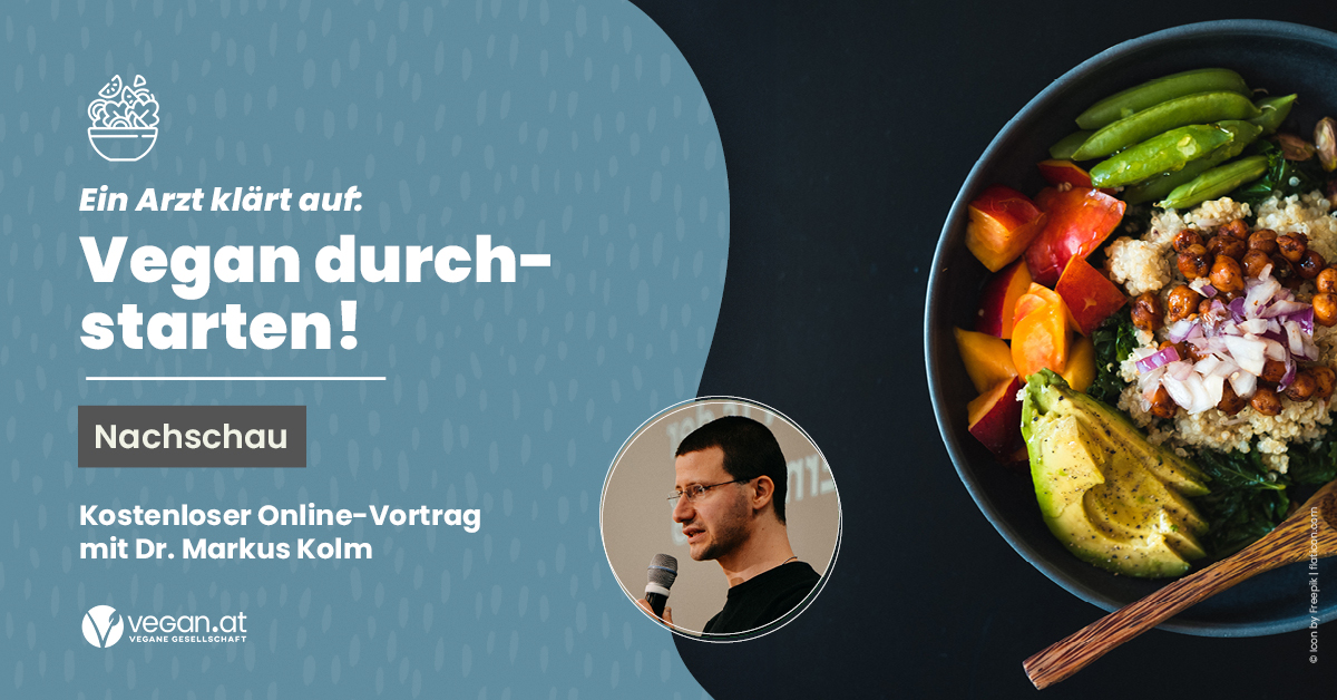 Nachschau Online-Talk „Vegan durchstarten – ein Arzt klärt auf“ mit Dr. Markus Kolm