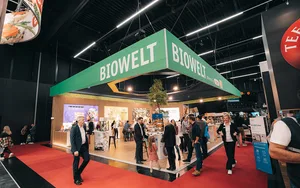 © Messezentrum Salzburg GmbH | FRB Media Stand von Biowelt bei der Fachmesse GAST