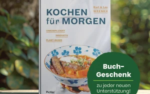 Aktion: Kochbuch für neue Unterstützer:innen