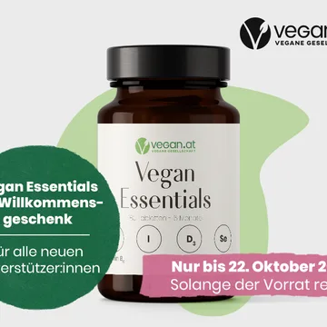 © -- Vegan Essentials als Willkommensgeschenk, nur bis 22. Oktober 2026