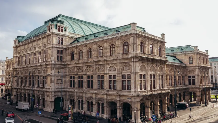 Rückseite der Wiener Staatsoper