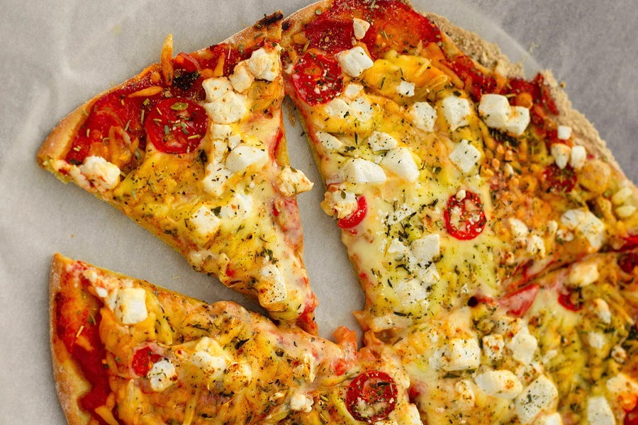 Vegane Pizza